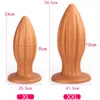 Beauty Items 6/7/8/9/10cm Large Anal Plug Soft Silicone Penis Prostate Dildo With Suction Cup sexy Toys 16/19/21/24/26cm Long Buttplug Slip