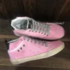 Italy Brand golden goosed Sneakers print 2023 Italy Brand Leopard Designers Shoes Italy Brand Star Shoes Sneakers High-top Women pink-gold glitter Ba 8FC5 KSET