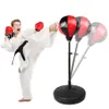 Sand Bag Kids Indoor And Outdoor Speed Boxing Ball Inflatable Vent Sports Set Punching With Gloves277h