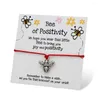 Charm Bracelets Bee Honeybee Adjustable Women Men Unisex Fashion Jewelry Animal Lover Christmas Friendship Gift Drop