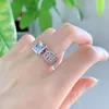 Acessórios de casamento Anéis de noivado de prata pura anéis
