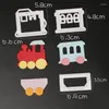 Baking Moulds Fondant Cake Decorating Cookie Embosser Mold Cartoon Car Tractor Train Shaped Biscuit Pastry Stamp Hand Press For Tools