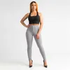 2023 New Woman Slim High Elastisk Pencil Byxor Enfärgade byxor med enkel knapp S-3xl Plus Size Dam Leggings