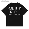 2023 Fashion Men's's T-shirts Designer Galleres Depts Shirt Alphabet Print Trendy Trend Basic Casual Loose Short T-shirt Half mandeve Tees KMLQ70MM