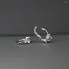 Boucles d'oreilles créoles 1 pièces à la mode brillant Zircon cercle oreille manchette boucle d'oreille pour femmes hommes classique géométrique 8mm fermé rond cuivre Clip bijoux