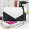 Kobiety mody torebki lady designerskie torby na ramię złożone z damski tote pu skórzana sprzęgło żeńska torebka złota łańcuch crossbody Zakupy