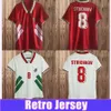 1994 Bulgariens landslag Herr retro fotbollströjor STOICHKOV IVANOV ANDONOV Hemma Vit Borta Fotbollströja Kortärmad