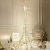 Golvlampor Eiffeltornet High-End Creative Design Lamp Enkelt vardagsrum sovrum varm konstnärlig atmosfär dekorativ led ljus
