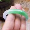 Bangle Send Certificate Grade A Burma Jade Women Fine Jewelry Purple Green Jadeite Myanmar Certified Jades Stone Armband