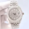 Rel￳gios autom￡ticos Moissanite Iced Watch for Men Movimento Womens Assista Montre Homme Diamond Watches Montres