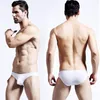 Underpants Modal Sexy Men's Briefs Solid Color Underwear Silky Breathable Middle Waist Flat Swmming Quick Dry Thin Flexible