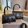 Alligator Crocodile HOURGLASS Bags Handbag designer bags shoulder tote bag luxury handbags Leather Womann Shell Cross Body Purses Totes 5A