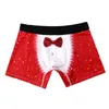 Underbyxor Mens Jul Costumes Boxer Shorts Pants Underwear For Fancy Party Santa Clause Cosplay Rollplay Briefs