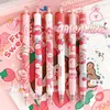 6PC/SET Cute Cartoon Gel Pen Little Dinosaur Stacjonarny neutralny 0,5 mm czarny atrament Pen School School Office