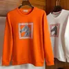 Men's Hoodies & Sweatshirts Designer High Cotton Sweatshirt Mens Sweater h Horse 3d Printing Long Sleeved Tshirt Sweaters Men Women Hoodie Fashion Pullover Coat D7z9