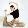 Abbigliamento da palco Pantaloni da ballo per balletto Donna Abito da ballerina morbida Pantaloni cinesi Pratica moderna Abbigliamento da festival JL4603