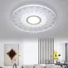 Luci a soffitto Lampada a led con sottile lampada a foglia acrilica camera da letto a strisce calda luce moderna vita semplice