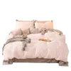 Bedding Sets King Size Set With Quilt Cover Flat Sheet Pillowcase Kids Girls Boys Single Double Bed Linen Winter Velvet Duvet