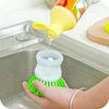 Slumpmässigt färgkök tvättkanna skålsborste tvättredskap med tvätt av flytande tvål dispenser hushåll rengöringstillbehör RRA884