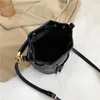 Projektantka marki Bucket Crossbody dla kobiet sznurkowych torebek torebki torby panie modne
