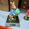 Easter Party Resin Rabbit Crafts Bunny Hug Carrots Bunny Hugs Egg Figurines Desktop Decorations Spring Office Home Table Decor