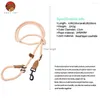 Dog Collars Multi Function High Quality Pet Traction Rope Polyester Adjustable Training With Collar One Piece