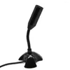 Mikrofony Porodowe studio Mini Mini mikrofon USB Chating Singing KTV Karaoke Mic z uchwytem na laptop na PC