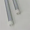 T8 LED Tubes Double LEDs 1ft 2ft 3ft 4ft 56W AC85-265V PF0.9 SMD2835 120cm Fluorescent Lamps 30cm 60cm 90cm Linear Bulb 4 feet 1200mm 250V Bar Lighting 100LM/W Cool White