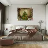 Filtar vinter tapestry vägg hall sovrum sovrum makeover jul dekoration bakgrund trasa filt