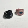 Conception originale à la main en cuir anneau pour les yeux personnalité créative exagérer Punk Eye accessoires de bijoux de mode