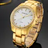 Fashion Women Watches Top Brand Luxury Crrju Clock Vrouwelijk Gold Steel Army Military Quartz Watch Ladies Sport Relogio Masculino192U