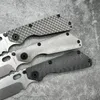 Couteau pliant Strider SNG 9CR18MOV Lame TC4 poignée en alliage de titane avec gaine Camping en plein air survie militaire Équipement tactique Combat Défense Couteaux de poche