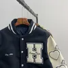 Herenjacks hiphop varsity jas heren harige letters borduurwerk kleurblok college dames harajuku 2022 honkbal jassen unisex