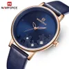 Naviforce Women Watches Fashion Quartz Blue Ladies Wristwatch Female Charm Watch for Girl Relogios Feminino Reloj Mujer220d