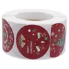 Christmas Decorations 1 Roll Xmas Wrapping Sticker DIY Baking Stickers Sealing Labels Lovely