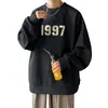 QNPQYX Nouvelle mode hommes col rond à capuche grande taille mode Hip Hop Streetwear décontracté automne mâle sweats unisexe pulls