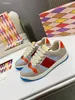 Shoes High-quality a Small Dirty Designer Screener Sneakers Board Men Women Classic Blue Pink Crystal Stripe Low Top Real Leather