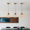 Lampes suspendues lampe en verre moderne avec abat-jour gris fumée ambre chambre salon cuisine suspension pour Table à manger