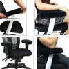 Chair Covers Grasped Pads Memory Cotton Anti-Slip Easy Install And Clean Armrest English Manual Cushions For Office Home