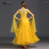 Stage Wear 4Pcs Waltz Dance Dress Ballroom Competition Dresses Standard Custome Women Dancing Performance Suit B-6156