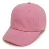 Hair Accessories Children Kids Baseball Plain Solid Color Curved Brim Trucker Sun Visor Hat G2AE