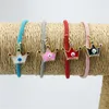 Link Bracelets 10pcs/lot Design Colorful Crown Connector Cz/enamel Bracelet Plated Cubic Zircon Component Wholesale