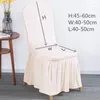 Coprisedie Fodera rimovibile Pieghevole per matrimoni Ristorante Sala da pranzo Fodere elastiche El Banquet Seat Funda Silla