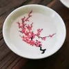 Bowls Magic Sakura Cup Japanese Cold Temperature Color Changing Tea Flower Teacup