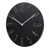 Wall Clocks Decoration For Bedroom Silent Decorated Clock Living Room Creative Mute Nordic Round Home And Novel Decor 3d