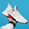 Running schoenen Wit zwart rood ademende mode gebreide jogging comfortabele zachte mannen sport sneakers casual heren trainers 40-44