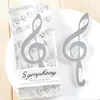 Music Note Bottle Opener Symphony Chrome Beer Opener Wedding Shower Favors Party Christmas Gifts