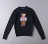 RL Designer Men Knits Sweater Ralphs Polos Bear Embroidery Laurens Pullover Crewneck Knusted Long Long Casual Christmas Subtents Printed Mens Size Size Size Size
