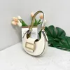 Klassische Männer Frauen Halbmond Umhängetasche Clutch Leder Luxus Designer Mode Mini Totes Handtaschen Abnehmbarer Schultergurt Brieftasche Umhängetaschen
