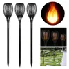 4pcs 12led yard patio flikkeren gesimuleerde vlam auto op off festival met ring outdoor waterdichte verjaardag zonnetuin licht